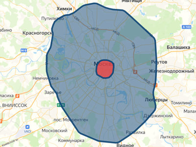 Зона Третьего транспортного кольца в Москве